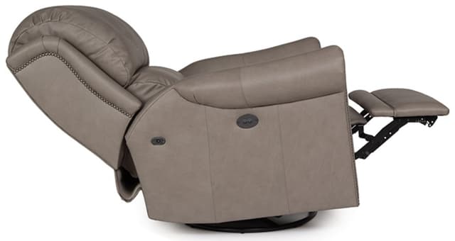 Smith Brothers Customizable 780 Leather Manual Reclining Chair-1