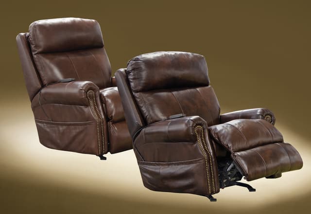 Catnapper® Vito Leather Power Rocker Recliner with Lumbar Massage-1