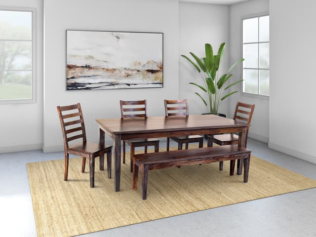 Porter International Designs Sonora Midnight Dining Table and 4 Chairs-2