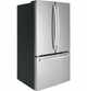 GE® GNE27JYMFS 36 in. 27.0 Cu. Ft. Fingerprint Resistant Stainless Steel French Door Refrigerator-3