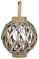 A & B Home Brown/Silver Round Small Shanghai Lantern-2