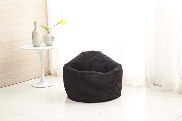Milton Green Stars Black Junior Bean Bag-0