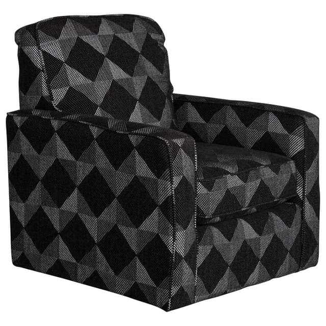 American Furniture Manufacturing Hexo Zebra Swivel Chair-0