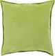 Surya Cotton Velvet Grass Green 20"x20" Pillow Shell with Down Insert-0