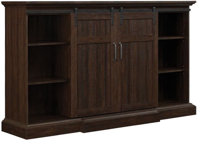 Classic Flame® Manning Saw Cut Espresso TV Stand with Fireplace Insert-2