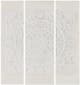 Olliix by Madison Park White Set of 3 White Mandala 3D Embellished Canvas Set-0