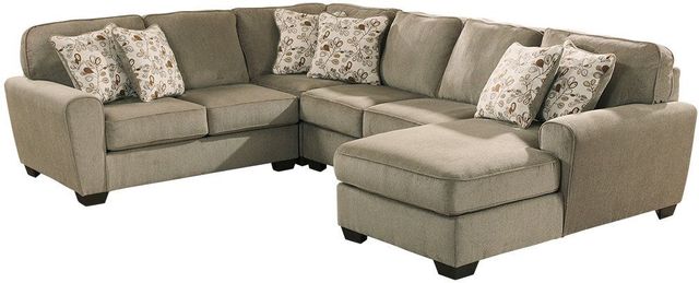 Ashley Patola Park Patina 4 Piece Sectional With Chaise 12900 55
