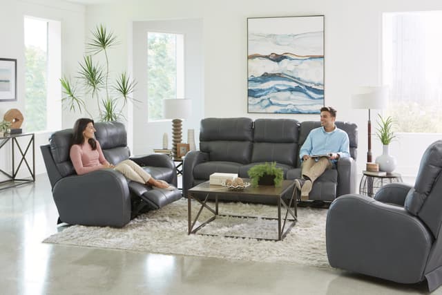 Catnapper® Angelo Power Reclining Lay-Flat Sofa with Power Headrest-2