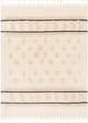 Surya Vasant Ivory 50"x60" Throw Blanket-1