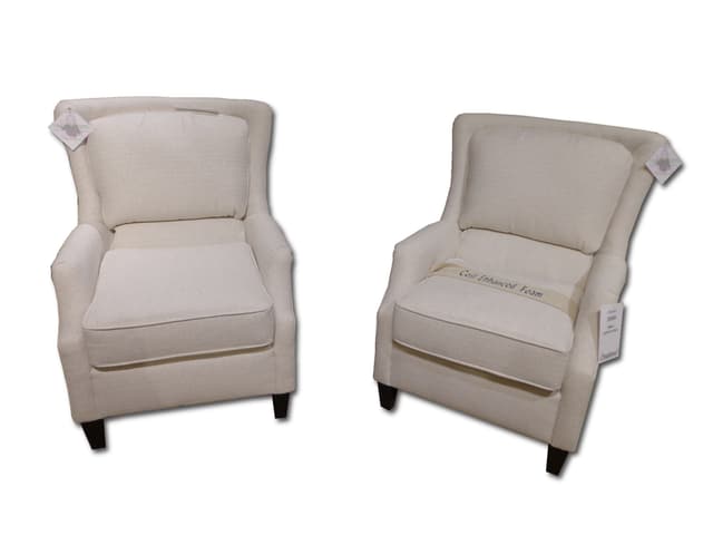 England Furniture® Loren Coil Cushion Grande Linen Chair-1