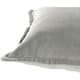 Surya Cotton Velvet Sea Foam 12"x30" Toss Pillow with Down Insert-2