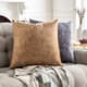 Surya Collins Camel 20"x20" Toss Pillow with Polyester Insert-4