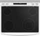 GE® 400 Series 30" White Freestanding Electric Range-1