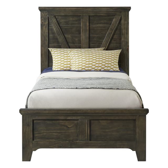 Intercon Tahoe Youth River Rock Twin Panel Bed-1