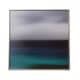 Olliix by Madison Park Blue Seascape Blue Heavy Brush Gel Coat With Silver Framed-0