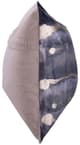 A & B Home Black/Gold/Gray Down Filled Throw Pillow-2