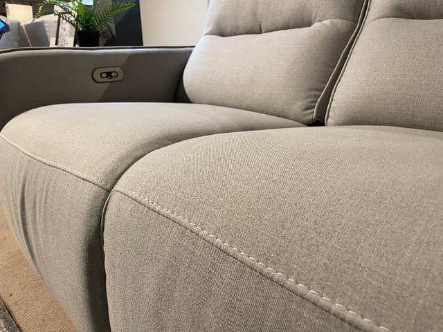 CLOUD GRAY RECLINING SOFA & LOVESEAT-1