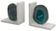 A & B Home 2-Piece Green/White Agate and Marble Bookend Set-2