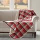 Olliix by Woolrich Red Tasha Quilted Throw Blanket-0