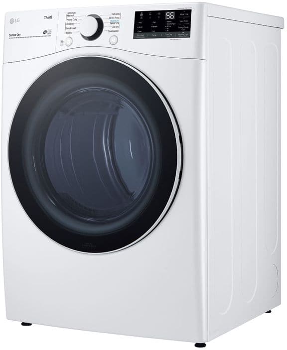LG 7.4 Cu. Ft. White Front Load Electric Dryer-2