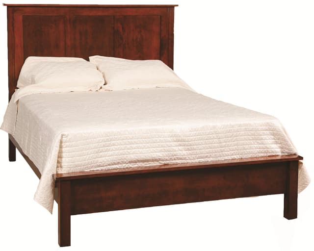 Daniel's Amish® Concord Queen Bed With Low Footboard-1