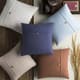 Surya Penelope Navy 20"x20" Pillow Shell with Down Insert-1