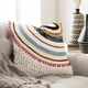 Surya Fleetwood Cream 20"x20" Toss Pillow with Down Insert-2