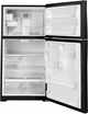 GE® 33" 21.9 Cu. Ft. Black Top Freezer Refrigerator-1