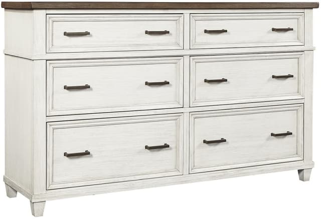 Aspenhome® Caraway Aged Ivory Dresser and Mirror-2