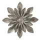 A & B Home Silver Flower Wall Decor-0