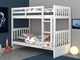 Donco Kids White Twin/Twin Mission Bunkbed-1
