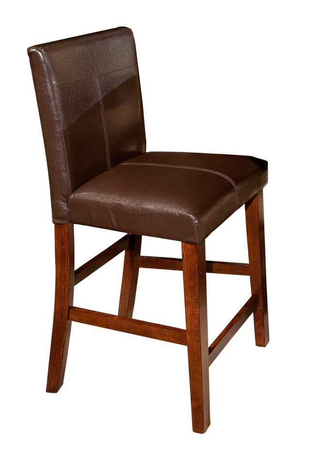 Intercon Kona Raisin 7 Piece Gathering Pub Set with Upholstered Stools-1