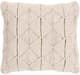 Surya Migramah Cream 18"x18" Pillow Shell with Down Insert-0