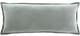 Surya Cotton Velvet Sea Foam 12"x30" Toss Pillow with Down Insert-0