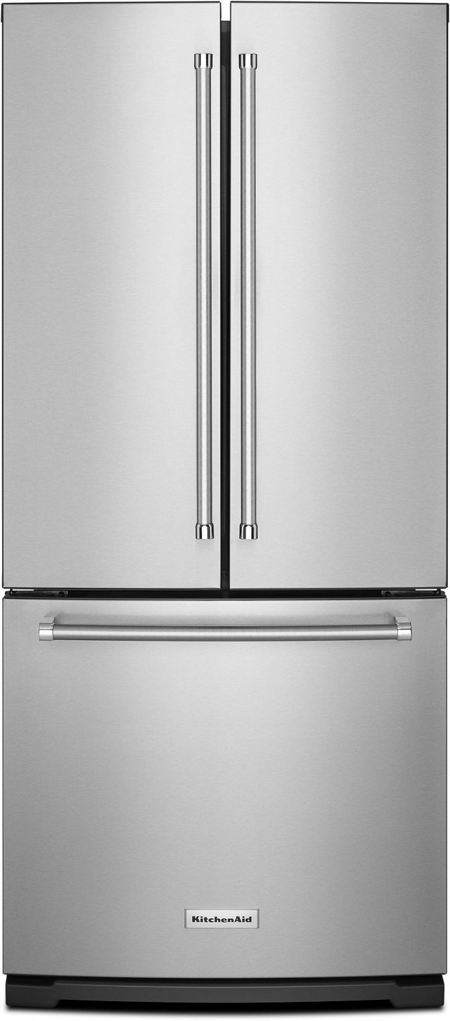 Kitchenaid 19 68 Cu Ft Stainless Steel French Door Refrigerator