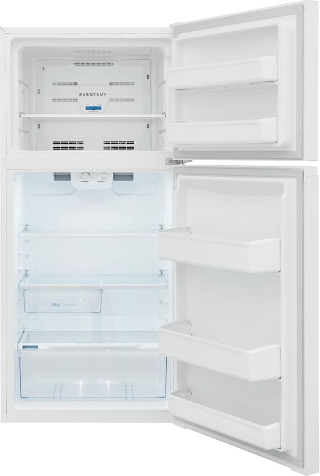 Frigidaire® 13.9 Cu. Ft. White Top Freezer RefrigeratorFFTR1425VW DC