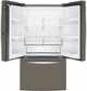 GE® 36" 23.1 Cu. Ft. Fingerprint Resistant Slate Counter Depth French Door Refrigerator-1