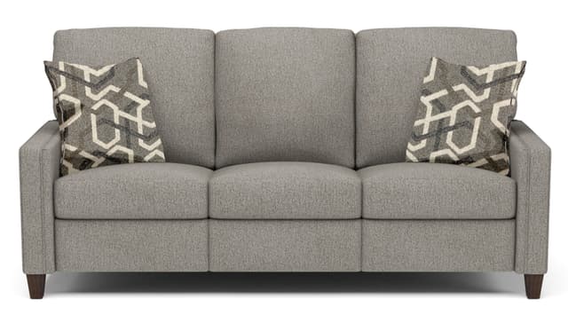 Flexsteel® Midway Gray Power Reclining Sofa with Power Headrests-0