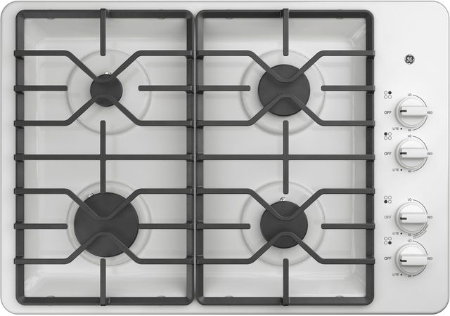 Ge 30 Built In Gas Cooktop White Jgp3030dlww Clearance 683q