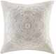 Olliix by Harbor House Taupe Suzanna Square Pillow-0