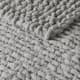 Olliix by Madison Park Chenille Chunky Knit Grey Throw-1