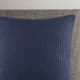 Olliix by INK+IVY Bree Knit Indigo 20" x 20" Square Pillow Cover-1