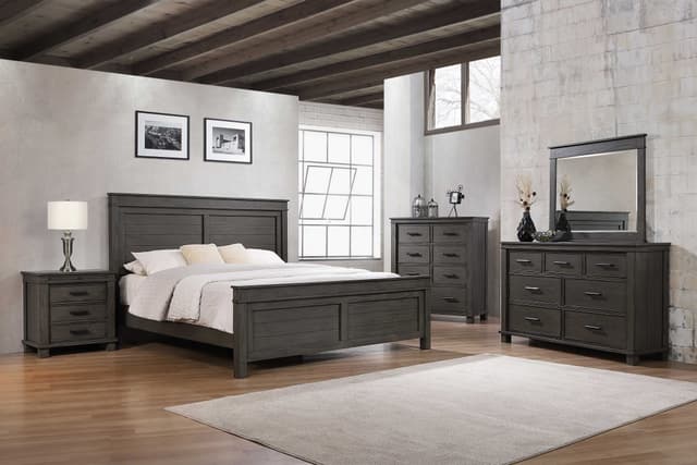 Emerald Home® Glacier Bay King Panel Bed-0
