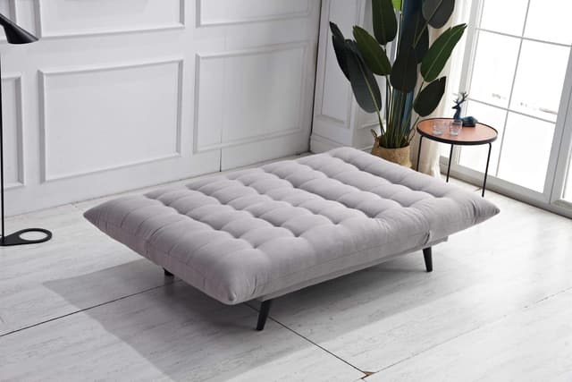 Milton Green Stars Gray Multi-Functional Futon Sofa Bed-1