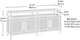 Sauder® Tiffin Line® Raven Oak® TV Credenza-3