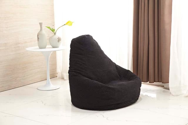 Milton Green Stars Black Adult Bean Bag-0