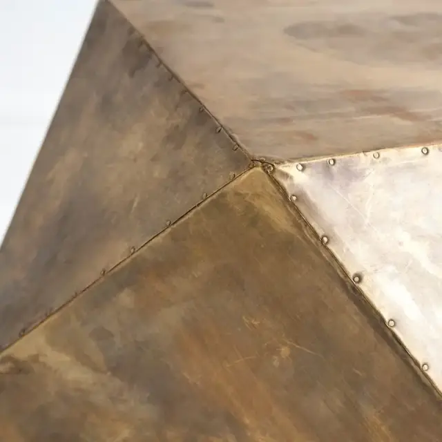 Mercana Gold Exagoni Accent Table-1