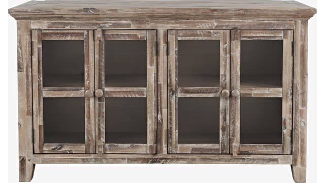 Jofran Inc. 54" Rustic Shores 4 Drawer Low Accent Cabinet-1