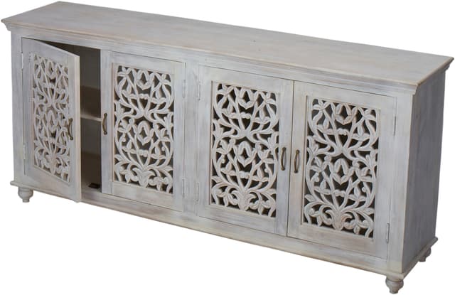 Jaipur Furniture Lunar Four Door 80" Sideboard-2