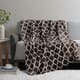 Olliix by Madison Park Ogee 1 Brown Oversized Throw-1